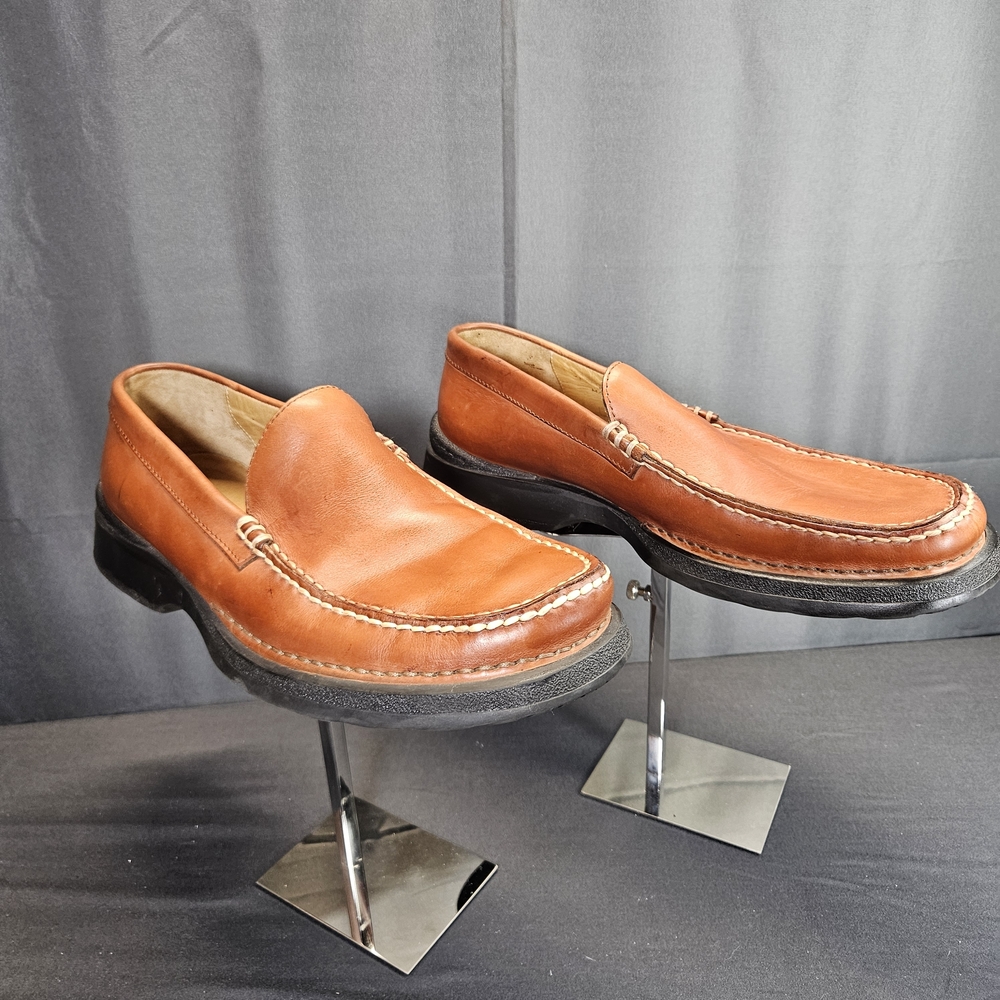 Coach Tan Leather Loafers